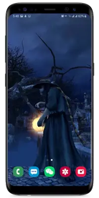 Halloween haunted wallpapers android App screenshot 1